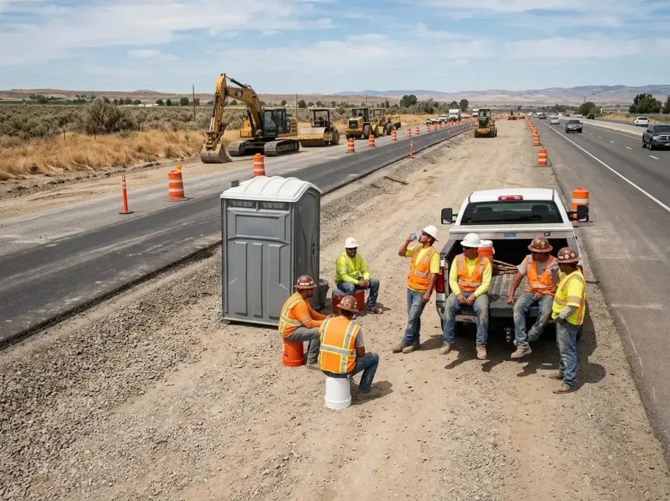 highway-road-construction-crew-007 — frequently asked questions, Porta Potty and Restroom Rentals in Dana, NC